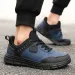 Mens Outdoor Comfortable Versatile Hiking Shoe Black Dirt Resistant Fashionable Minimalist Non Slip Jogging Walking_desvips.com