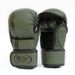 Fighting Gloves, 7cm Thickened Foam Inner Liner Leather Boxing Gloves With Wrist Support, Open Finger Gloves For Kickboxing Training_desvips.com