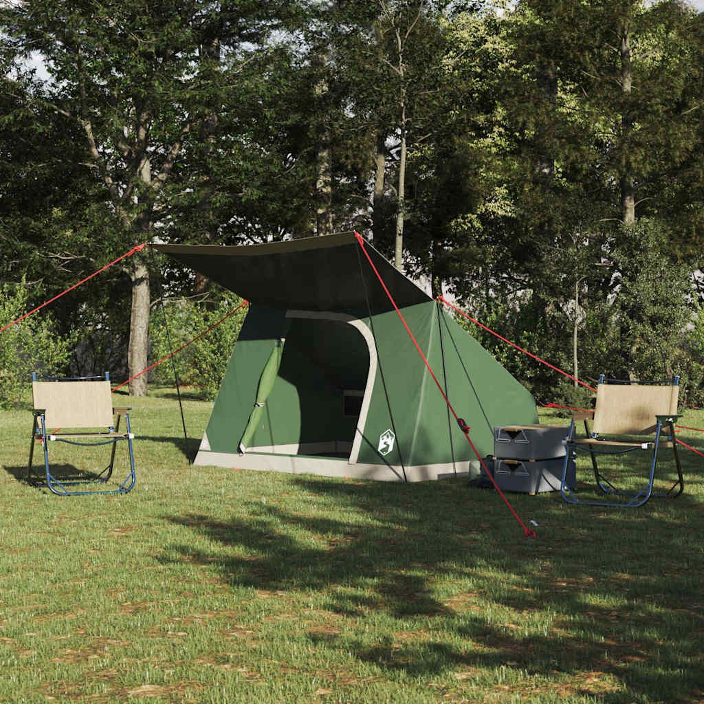 Modern Camping Tent - Blue, Gray, Orange, Green - Polyester - Weatherproof Construction - 223 X 163 X 130 Cm, 282 X 225 X 154 Cm - For Outdoor Use_desvips.com