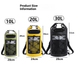 Outdoor Cross Border Dry Rafting Bag Waterproof Bucket Bag Camping Beach Swimming PVC Reflective Waterproof Bag_desvips.com