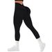 High Waist Seamless Yoga For Women, Slim Fit Quick-Dry Sports Leggings, Butt-Lifting Long Ribbed Fitness Pants_desvips.com