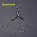 New Grape Hanging Pellet Hand Sea Rock Rod Small Explosion Anti-Tangle Finished Four-Hook Fishing Hook_desvips.com
