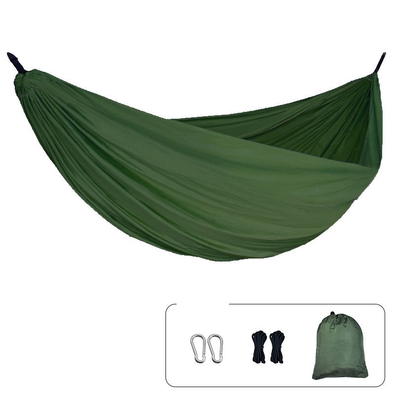 Hammock Outdoor Camping Single Double Parachute Cloth Color Matching_desvips.com