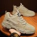 New Autumn Winter Construction Site Sports Men's Casual Fleece-Lined Cotton Work Safety Shoes_desvips.com