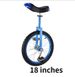 Origin Supply: Unicycle, Single-wheeled Bicycle 18inch Unicycle For Adults And Children, Off-road Mountain Racing Bike_desvips.com
