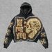 NOKOMETA Hot-selling Street Trendy Brand Skull Pullover Sweater 3D Digital Printing Casual Loose Hooded Sweater High Street_desvips.com