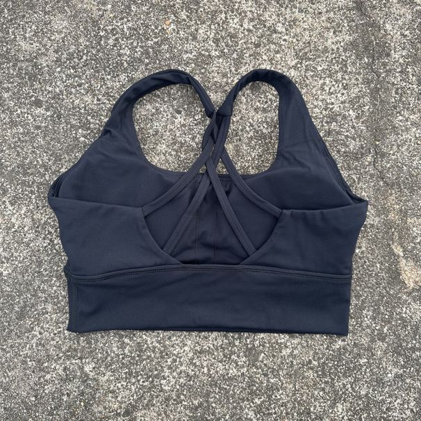 Cross-border Solid Color High-impact Fitness Bra With Chest Pads, Sexy Cross-back Sports Underwear, Naked-feel Yoga Wear_desvips.com
