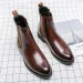 Leather Genuine Designer Dress 37~46 Couple Business Formal Ankle Boots Quality For Men New Fashion Casual Man Shoes_desvips.com