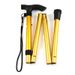 Five Section Folding Ultra Short Trekking Cane Climbing Tourism Mountaineering T Handle Cane Five Speed Adjustment Telescopic Cane_desvips.com