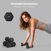 Set 2 Manubri Esagonali Da 2x5 Kg In Metallo E Plastica Con Impugnatura Antiscivolo, 20x9x9 Cm, Nero_desvips.com