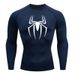 Tight Fitting Long Sleeved Men's Round Neck Bottoms, T-shirts, Breathable Quick Drying Clothes, Sports Training,_desvips.com