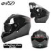 Men's Women's Full Face Motorcycle Helmet Electric Bike Flip Up Safety Helmet With Double Mirrors And Taillights_desvips.com