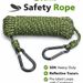 30ft Heavy Duty Reflective Large Diameter Treestand Rope With 2 Carabiner Clips For Hunting_desvips.com