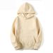 Men's And Women's Solid Color Fleece Hooded Sweatshirt Blank Embroidery Cultural Shirt For Making Hoodies_desvips.com