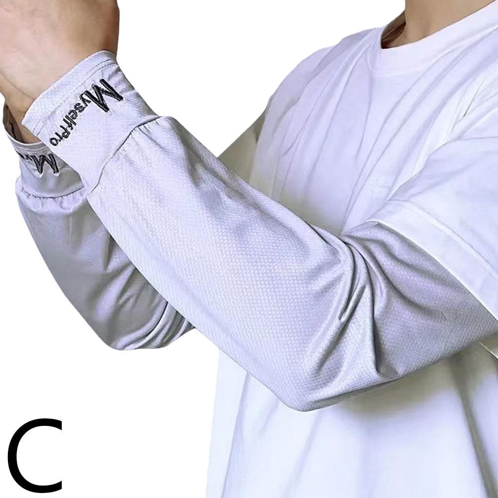 Sonnencreme Arm Abdeckungen Männer Radfahren Arm Fall Lose Vergrößert Arm Hülse Outdoor Sport Sonnenschutz Manschetten Atmungsaktive Arm Wärme_desvips.com