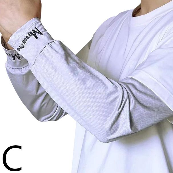 Sonnencreme Arm Abdeckungen Männer Radfahren Arm Fall Lose Vergrößert Arm Hülse Outdoor Sport Sonnenschutz Manschetten Atmungsaktive Arm Wärme_desvips.com
