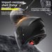 AD New Electric Motorcycle Helmet, Unisex, Full Face Helmet, Warm In Autumn And Winter, 3/4 Partial Helmet, Anti Fog._desvips.com