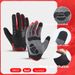 Spring And Autumn Outdoor Mountain Bike Long Finger Shock Absorption Wear-resistant Breathable Unisex Sports Cycling_desvips.com