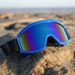 Large Frame Integrated Lens Color Windproof Eye Protection Outdoor Elastic Band Motorcycle Riding Sunglasses_desvips.com