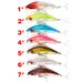 Lure Bait Cross Border Simulation Bait Hard Bait Luminous Minnow Bait Ring Beads Blood Groove Three Hooks Freshwater Sea Fishing Gear_desvips.com