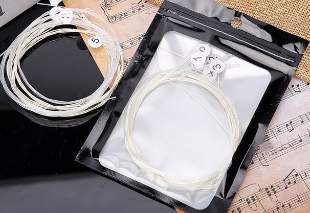Guitar Nylon With Logo, Cross-Border Accessories, Silver-Plated Classical Strings, Premium String Set_desvips.com
