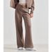 New Drawstring Straight-Leg High Waist Versatile Loose Casual Pants Wide-Leg Slimming Fitness Sports Trousers_desvips.com