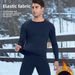 2025 Autumn Winter Cold-Proof Compression Shirt Quick-Dry Ski Long Sleeve Fleece-Lined Base Layer Training Fitness Suit_desvips.com