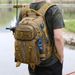 1pc Fishing Backpack, Large Capacity Backpack For Fishing Bait, Hooks, Fishing Line, And Fishing Reel_desvips.com