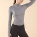 High Elastic Waist Yoga Top Outerwear Cardigan Long Sleeve Fitness Wear Casual Slimming Running Sports Jacket For Women_desvips.com