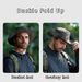 Men Bucket Hat Summer Leather Rope Chain Sun Hat Waterproof Outdoor Hiking Fishing Cap Uv Protect Cowboy Hat Sunshade Breathable_desvips.com