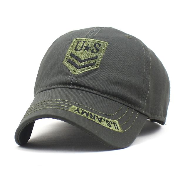New European American Style US Letter Baseball Cap Men, Army Green Camouflage Duckbill Cap, Suitable For Cross-border_desvips.com