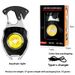 Mini LED Keychain Work Light Rechargeable Cigarette Lighter Portable Camping Car Repair Strong Magnetic Flashlight Outdoor Camping Emergency Lamp_desvips.com