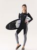 New Women's Swimsuit Conservative One-Piece Slimming Sun Protection Sleeve Long Pants Outdoor Jellyfish Diving Suit For_desvips.com