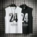 2024 New Men's Ins No. 24 Jersey Sports Basketball Shirt Sleeveless T-Shirt Vest Tank Top_desvips.com