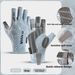 Outdoor Cycling Lure Gloves Three-Finger Exposed Non-Stick Bait Fishing Gear Wear-Resistant Non-Slip_desvips.com