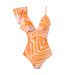 New Sexy One-piece Swimsuit For Women Hot Spring Fashion Slimming Swimsuit Chiffon Split Beach Dress Set_desvips.com