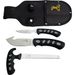 Elk Ridge Outdoors 3-Piece Hunting Knife Set With Satin Finish Stainless Steel Blades, Black Nylon Fiber Handles, And Combo Sheath For Hunting, Campin_desvips.com