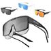 ROCKBROS Sunglasses Overglasses Polarised Cycling Glasses UV400 Outdoor Sports 3 Colours_desvips.com