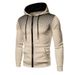 New Casual Sports Fitness Men's Zipper Shirt Autumn Winter Sweatshirt_desvips.com