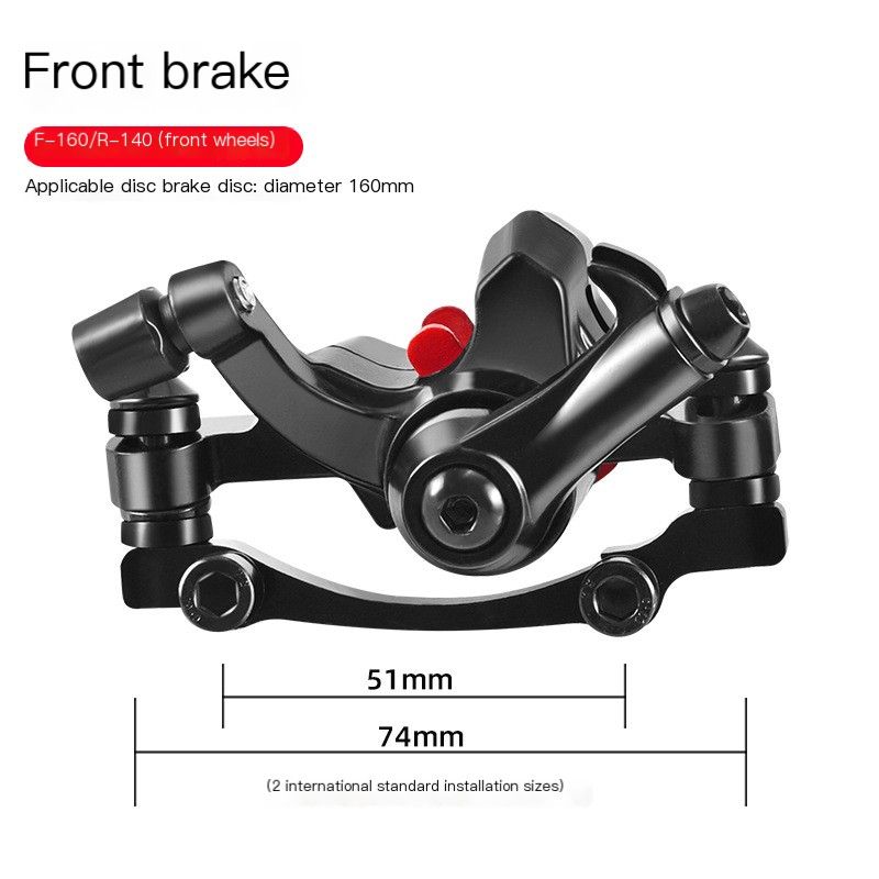 Bicycle Disc Brake Caliper, Mechanical Front Rear Brake For Mountain Bike, Road Bike, Snow Bike_desvips.com