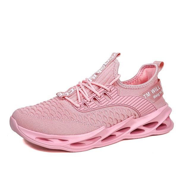 Hot Sale Summer Pink Casual Women Blade Big Size 46 Light Breathable Running Shoes Men Mesh Sports Sneakers_desvips.com