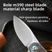 M390 Titanium Alloy Survival Mini Portable EDC Export Outdoor Multi-Function Yangjiang Folding Knife_desvips.com