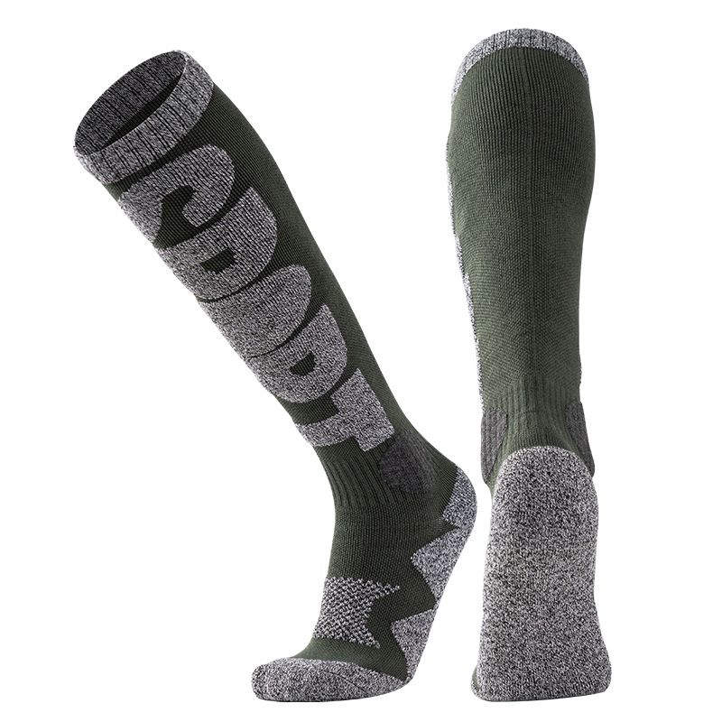 Merino Wool Ski Thermal Over Knee For Snowboarding Outdoor Sports Performance Socks_desvips.com