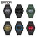 Sanda's New Square Single-display Electronic Watch With Multifunctional Night Light Waterproof Features Outdoor Sports_desvips.com