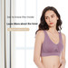 Breathable Underwear, Plus Size, No Wires, No Traces, Cut-out Grid, One-piece Bra, Thin Sports Yoga Bra_desvips.com
