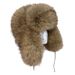 New Winter Model Unisex Thick Plush Faux Fox Fur Lei Feng Hat, Outdoor Ski Ear Protection Hat_desvips.com