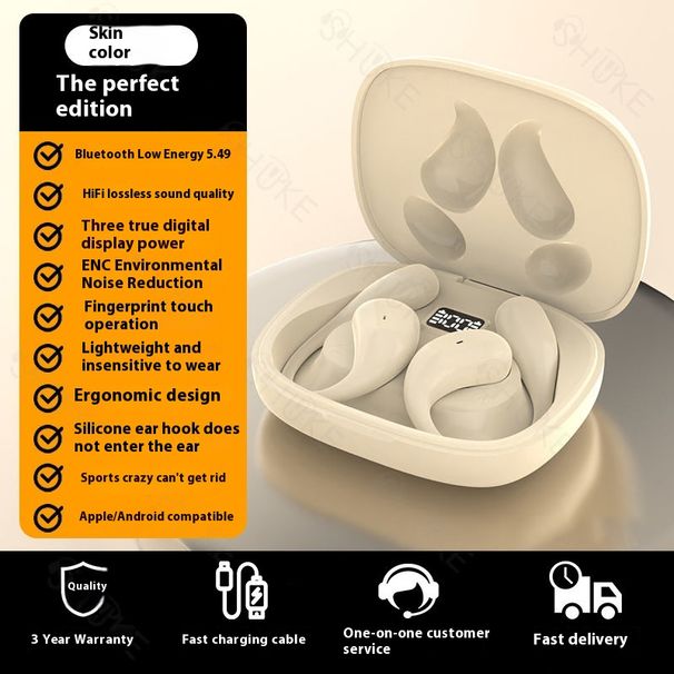 New Fashionable Bluetooth Running Sports Headphones Wireless Noise-cancelling Ears With Extra Long Battery Life_desvips.com