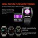 Blackview W70 Pro Sports Fitness 2.01 Screen Bluetooth Talking LED Flashlight Outdoor Smart Watch With Compass_desvips.com