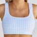 Women's Yoga Sports Vest Set Padded Chest High Elastic Quick Drying Printed High Waisted Cropped Pants_desvips.com