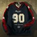 American Contrasting Color V-neck Football Hoodie For Men, 2024 Spring And Autumn New Loose Sports Jersey, Thin Windcoat_desvips.com